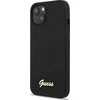 Dėklas GUESS Hardcase Script Gold Logo Back Cover, Apple, iPhone 13, Juodas, 6.1 "