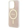 Guess GUHMP15LH4STP Apple iPhone 15 Pro 6.1″ rožinės spalvos kietas dėklas IML 4G MagSafe