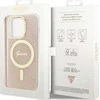 Guess GUHMP15LH4STP Apple iPhone 15 Pro 6.1″ rožinės spalvos kietas dėklas IML 4G MagSafe