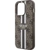 Guess GUHMP15LP4RPSW Apple iPhone 15 Pro 6.1″ rudos spalvos kietas dėklas 4G Printed Stripes MagSafe