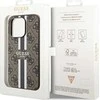 Guess GUHMP15LP4RPSW Apple iPhone 15 Pro 6.1″ rudos spalvos kietas dėklas 4G Printed Stripes MagSafe