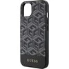 Guess GUHMP15SHGCFSEK Apple iPhone 15 / 14 /13 6.1″ juodos spalvos kietas dėklas GCube Stripes MagSafe