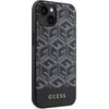 Guess GUHMP15SHGCFSEK Apple iPhone 15 / 14 /13 6.1″ juodos spalvos kietas dėklas GCube Stripes MagSafe