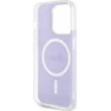 Apple iPhone 15 Pro Max Guess dėklas IML Iridescent MagSafe (GUHMP15XHITSU) violetinės spalvos