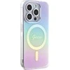 Apple iPhone 15 Pro Max Guess dėklas IML Iridescent MagSafe (GUHMP15XHITSU) violetinės spalvos