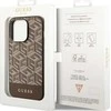 Guess GUHMP14XHGCFSEW Apple iPhone 14 Pro Max 6.7″rudos spalvos kietas dėklas GCube Stripes MagSafe