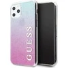 Guess dėklas, skirtas iPhone 11 Pro GUHCN58PCUGLPBL rožinės-mėlynos spalvos kietas dėklas Glitter Gradient