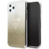 Guess GUHCN65SGTLGO iPhone 11 Pro Max auksinis/auksinis kietas dėklas Glitter Triangle