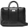 Guess, Guess, Leather, Leather Briefcase, Nešiojamas kompiuteris Compartiment, Juodas, 40 x 30 x 9 cm, For Men