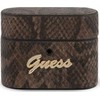 Dėklas Guess GUACAPPUSNSMLBR AirPods Pro dangtelis rudas/rudas Python kolekcija