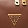 „Guess Scala“ sintetinės odos tekstilinė kuprinė vyrams, ruda, 27,5 x 42,5 x 13 cm