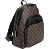 Guess, Vezzola, Synthetic Leather, Textile Backpack, Brown, Nešiojamas kompiuteris Compartiment, hmvezl p1105, For Men, 38 x 33 x 10 cm