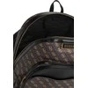 Guess, Vezzola, Synthetic Leather, Textile Backpack, Brown, Nešiojamas kompiuteris Compartiment, hmvezl p1105, For Men, 38 x 33 x 10 cm