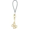 Dėklas Guess pakabukas GUCPM4GID telefono dirželis 4G Glitter Charm