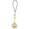 Guess GUCPMHGLD virvelė telefonui Heart Diamond Charm with Rhinestones