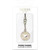 Guess GUCPMHGLD virvelė telefonui Heart Diamond Charm with Rhinestones