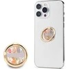 Telefono laikiklis Ring stovas GUESS Flower GURSHCHMAU violetinės spalvos