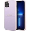 Dėklas Apple iPhone 13 Mini Guess Saffiano Hot Stamp & Metal Logo (GUHCP13SPSASBPU) violetinės spalvos