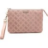 Guess, Textile Makeup Bag, Nude