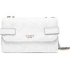 Guess, Malia, Synthetic Leather, Textile Bag, Baltas, GG848821, For Women, 25 x 15 x 9 cm