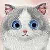 Nimmy dėklas Apple iPhone 16 6.1″ rožinės spalvos Big Eyed Pet 2.0 Cat
