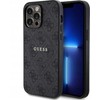 Dėklas Guess GUHMP14XG4GFRK iPhone 14 Pro Max 6.7" juodas/juodas hardcase 4G Collection Leather Metal Logo MagSafe
