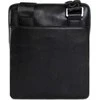 Guess, Scala, Flat Top Zip, Textile Crossbody Bag, Juodas, For Men