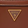 Guess, Scala, dirbtinės odos, tekstilinis krepšys, rudas, HMSCALP2223BRO, vyrams, 20 x 22,5 x 2,5 cm