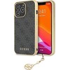 Guess GUHCP13XGF4GGR iPhone 13 Pro Max 6.7 quot; pilkas / pilkas kietas dėklas 4G Charms kolekcija
