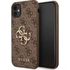 Guess Apple iPhone 11 / XR from the 4G Big Metal Logo series – dėklas telefonui rudos spalvos