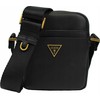 Guess, Tracolla, Textile Bag, Juodas, HMESCAP2215BLA, For Men, 18 x 14 x 5 cm