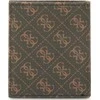 Guess, Vezzola, Textile Wallet, Small Billfold, SMVEZZPOL22, Brown, For Men