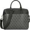 Guess, Vezzola, Polyurethane, Textile Briefcase, Computer, Juodas, 35 x 29 x 9 cm, For Men