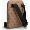 Guess, Vezzola, Textile Crossbody Bag, Brown, 19 x 24 x 2cm, For Men