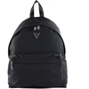 Guess, Zaino, Synthetic Leather, Textile Backpack, Juodas, HMECRN, For Men