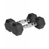 Guma dengti ketaus hanteliai HEX 2x2.5kg REBEL ACTIVE