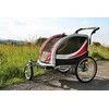 Guto Dviračių priekaba Guto DeluxE 2W1 raudona / šviesiai pilka