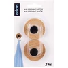 Orion Sieniniai kabliai 5 cm - Juodi, 2 vnt.