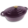 HAGE Emaliuota ketaus keptuvė žąsiui 6L HAGE Eggplant (DK34-eggplant)