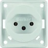 Hager Polo 962492502 Berker Integro Lizdas viengulis su/u Šveicariškas tipas 13 sniego baltumo kilimėlis 962492502