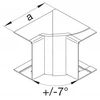 Hager Polo LFF4006049016 vidinis kampas tehaselit.LF/LFF reguliuojamas 40x60mm, balta LFF4006049016