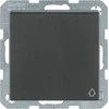 Hager Polo 47516086 Vienvietis lizdas SCHUKO su dangteliu antracitinis aksomas Q.1/Q.3 47516086