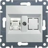 Hager GN.1-KR.KOMP.RJ45 6E UTP Baltas LUMINA