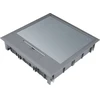 Hager Polo „Hager“ grindų dėžutės dangtelis 263x263 mm, skirtas montuoti techninėse grindyse, 24 moduliai, kilimui, 5 mm pjūklas (VQ12057011)