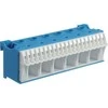 Hager Self- sugavimo blokas 63A QC mėlyna 26 jungtys 33 x 105 x 34mm (KN26N)