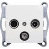 Hager LUMINA2 RTV- SAT antenos lizdas (galutinis baltas) - WL3110