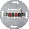 Berker Hager Garsiakalbiai lizdas dvivietis baltas mechanizmas - 457309