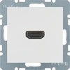 Berker GN.HDMI PRZYŁ.90ST balta B.KWADRAT