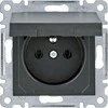 Hager Polo Hager Maitinimo lizdas su įžeminimu ir 16 A / 250 VAC juodu WL1123