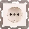 Wexe Hager S.1 / B.1 / B.3 / B.7 Glas Vieno lizdo SCHUKO snieglentė 47231909